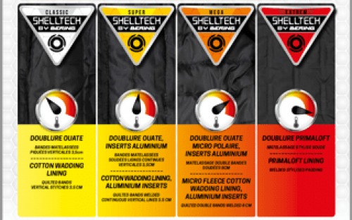 Geacă Moto Touring din Textil BERING VOYAGER · Negru