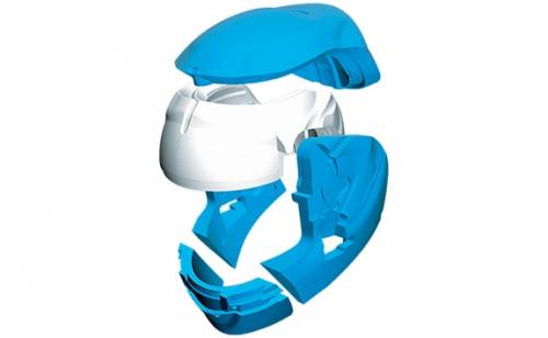 Cască Moto Integrală SHOEI GT-AIR 3 · Alb