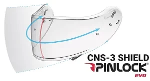Vizieră Cască Moto SHOEI CNS-3 · Clear