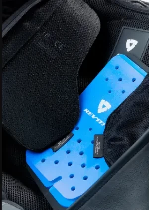 Geacă Moto Touring din Textil REVIT SAND 5 H2O · Nisipiu / Albastru