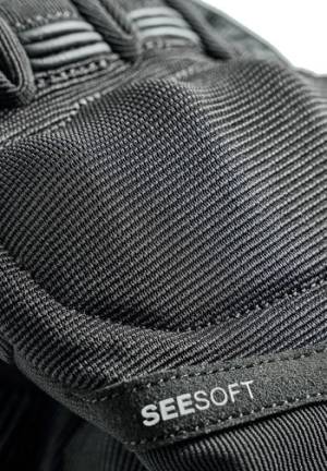 Mănuși Moto de Vară din Textil REVIT Cavern · Negru
