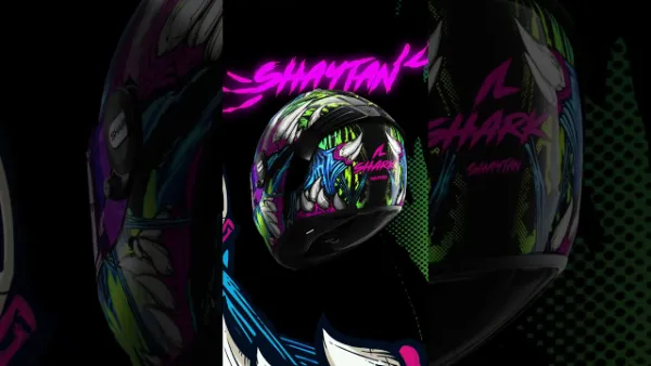 Video Cască Moto Integrală SHARK SPARTAN RS BLANK SP · Negru / Maro 