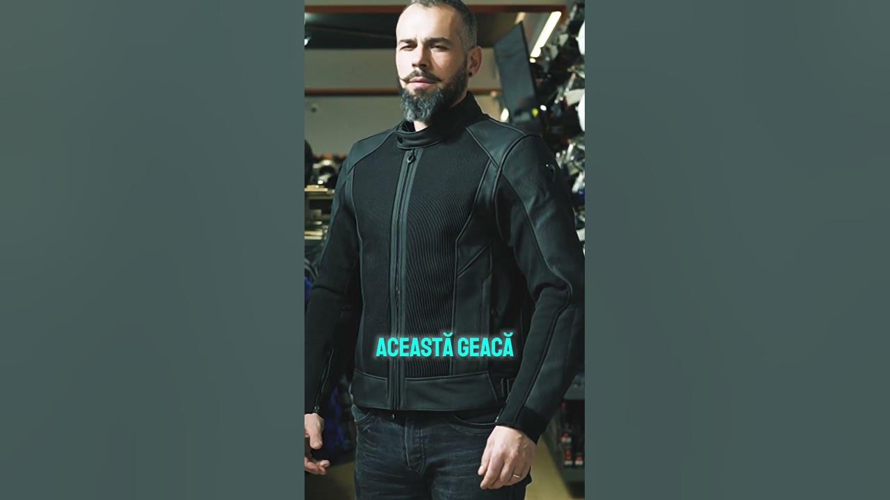 Video Geacă Moto din Piele REVIT IGNITION 4 H2O · Negru 