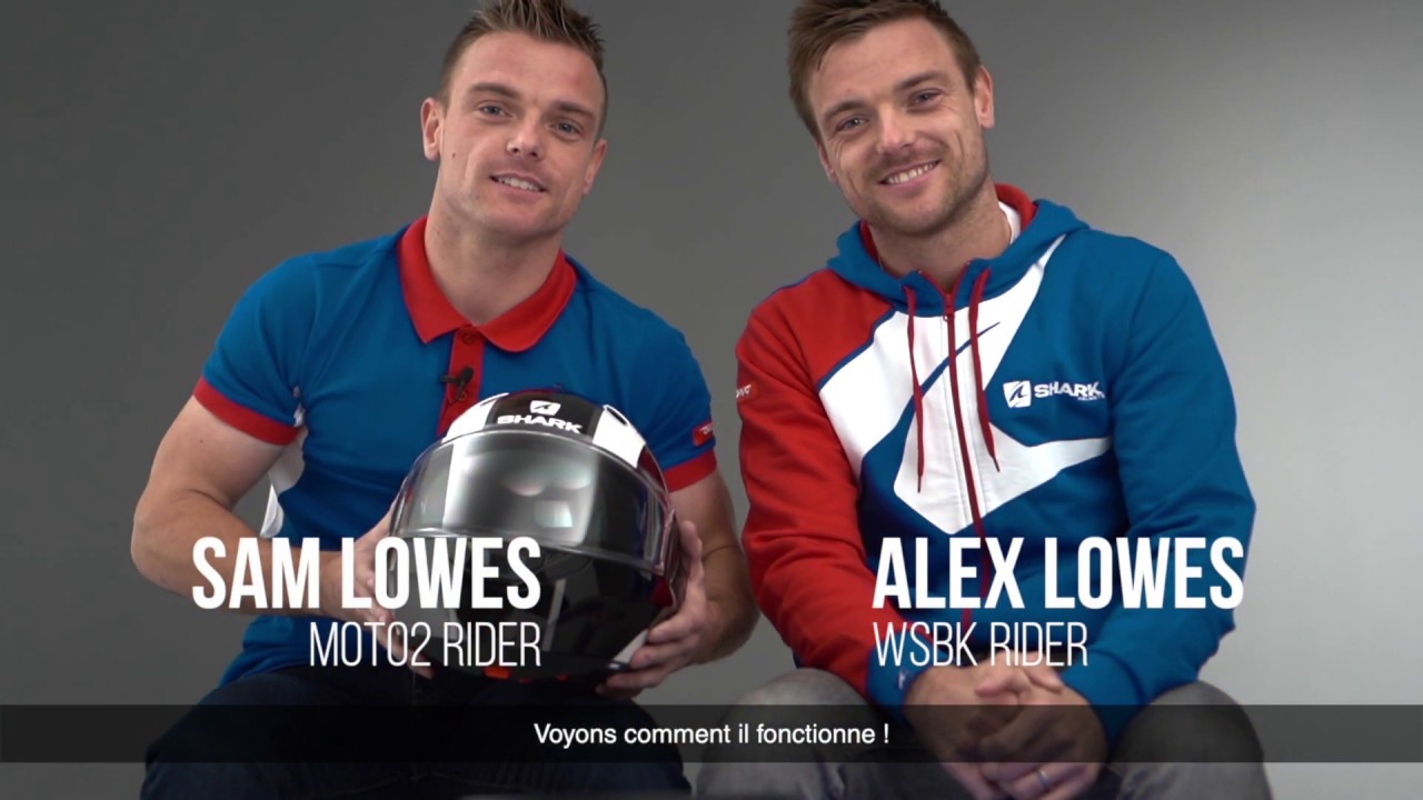 Video Cască Moto Modulară SHARK EVO ES YARI · Negru / Roșu 